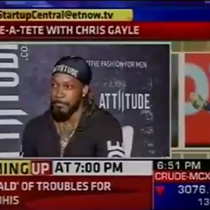 The face of Attiitude Chris Gayle's special interview with ET NOW.