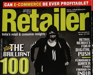 Cover story of Retailer magazine